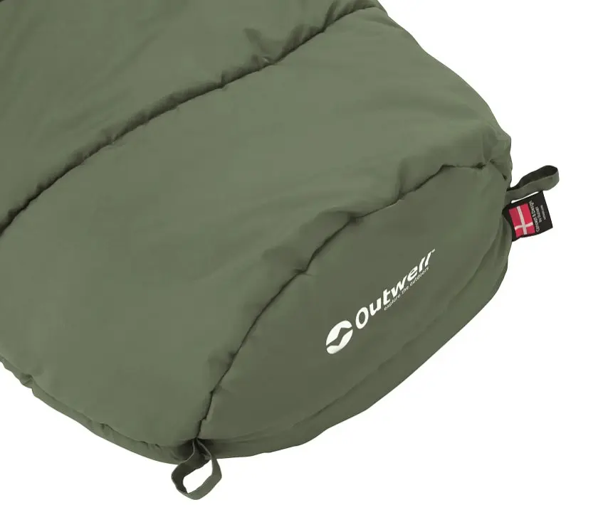 Спальный мешок Outwell Pine/+2°C Olive Green Left (230344) - фото 4