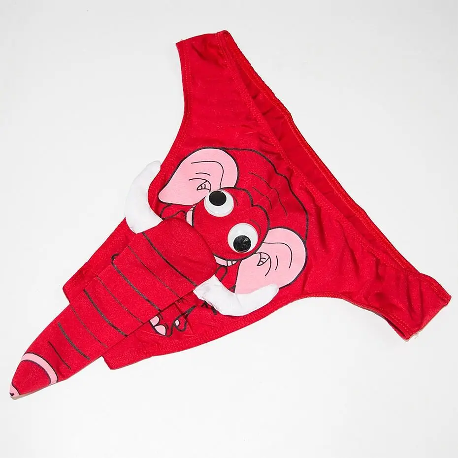Чоловічі еротичні труси JSY Слоник з бивнями One Size - фото 4