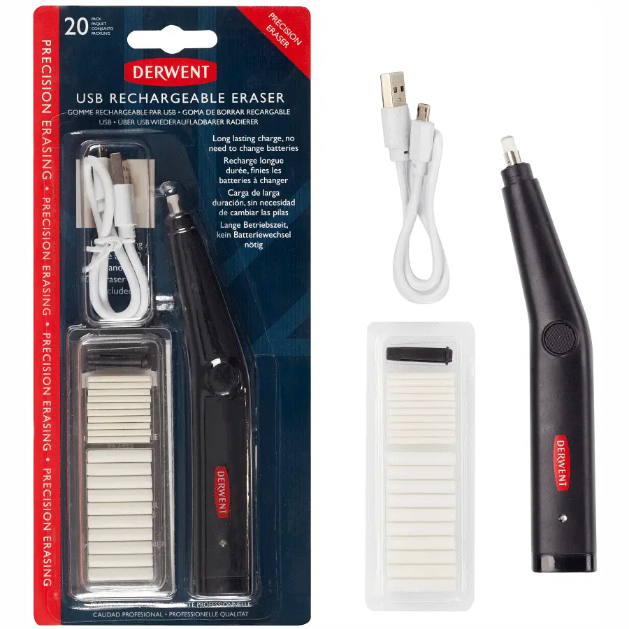 Ластик электрический Derwent с USB - фото 5