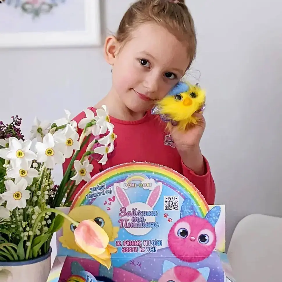 Игрушка-сюрприз #sbabam Зайчики и птички T082-2019 серия Doki Doki мягкая коллекционная - фото 4