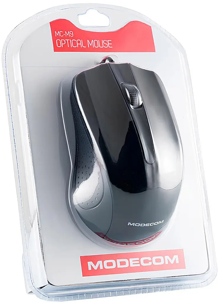 Мишка Modecom MC-M9, 3кн., 1000dpi, чорна - фото 5