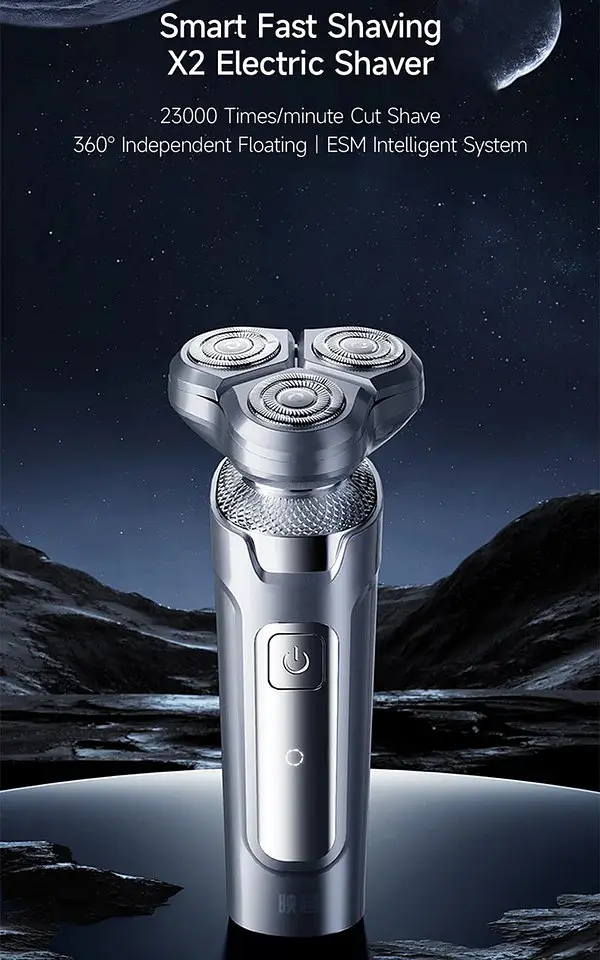 Електробритва Enchen Rotary Shaver X2 сріблястий - фото 9