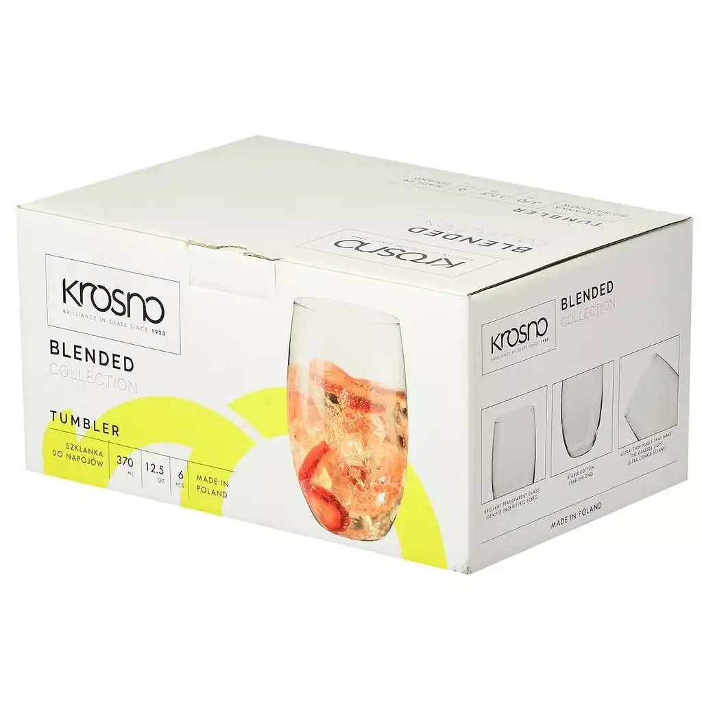 Набір низьких склянок Krosno Blended, скло, 370 мл, 6 шт. (831923) - фото 3