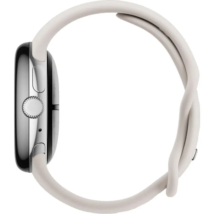 Smart Watch Google Pixel Watch 3 41mm Bluetooth / WiFi Polished Silver/Porcelain Band Global - фото 4