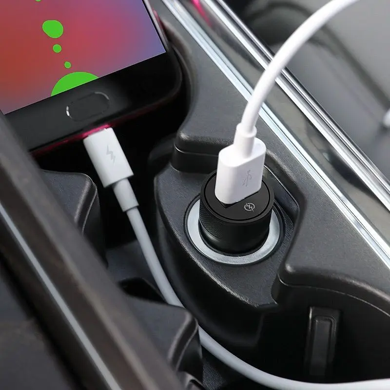 Автомобільний зарядний пристрій Hoco Z32A Flash Power USB-A Black (717788) [151282] - фото 9