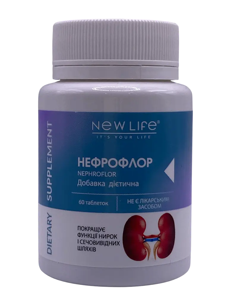 Таблетки New Life Нефрофлор 60 таблеток