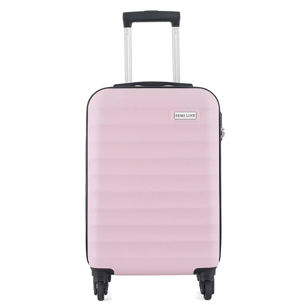 Валіза Semi Line 20 дюймів (S) дюймів (S) Pink Cream (T5632-1) - фото 3