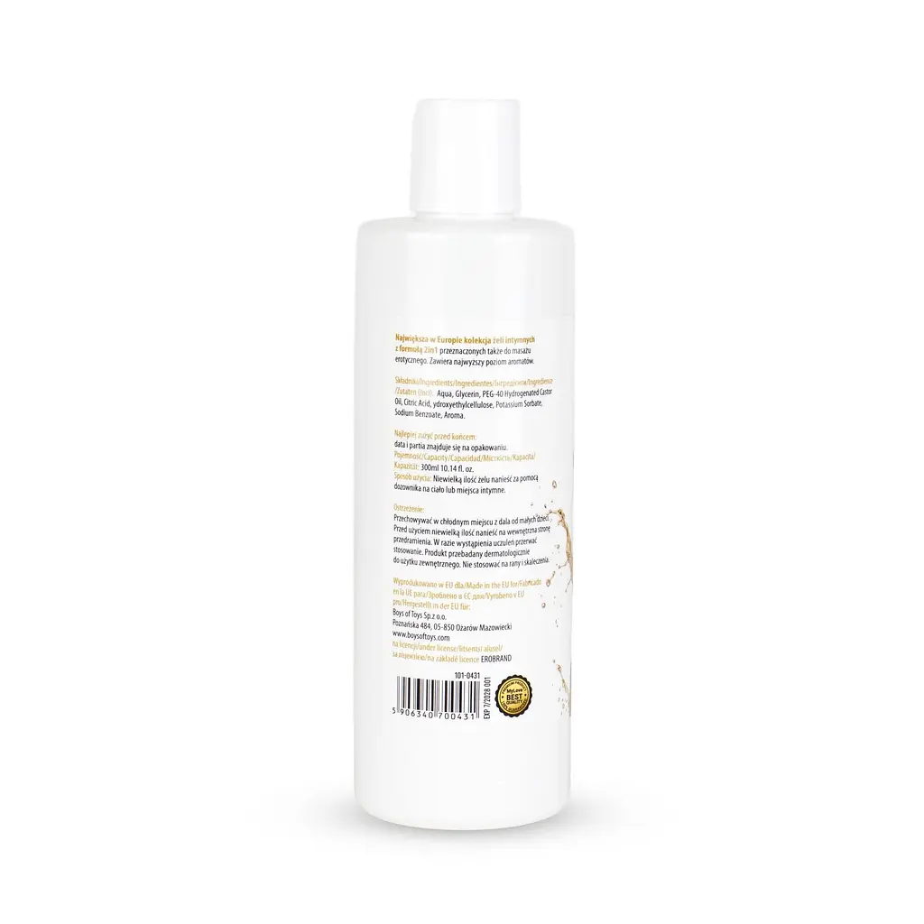 Лубрикант Boys Of Toys MyLove Aroma Series IntimMassage Sparkling Wine 2в1 та масажний гель, 300 мл - фото 6