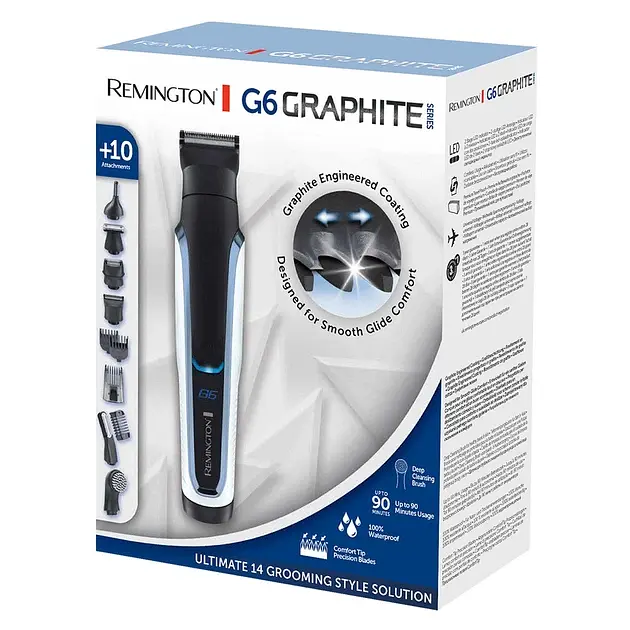 Набір для стрижки Remington PG6000 E51 G6 Graphite Ser. Pers.Groomer (43259560100) - фото 4