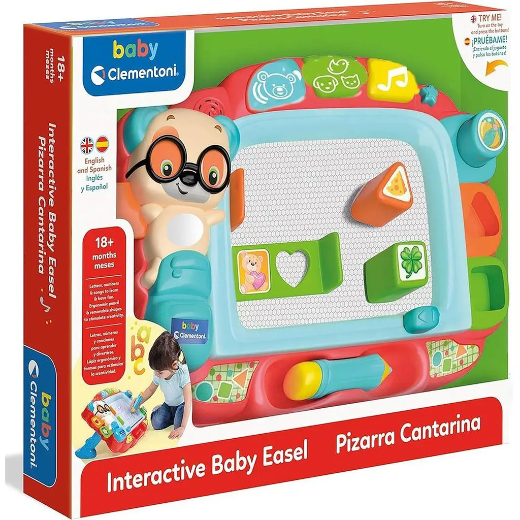 Іграшка розвиваюча Baby Clementoni Interactive Baby Easel (17660) - фото 2