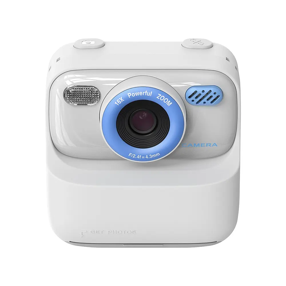 Дитяча камера миттєвого друку Instant Print Camera P79 (Білий) - фото 4