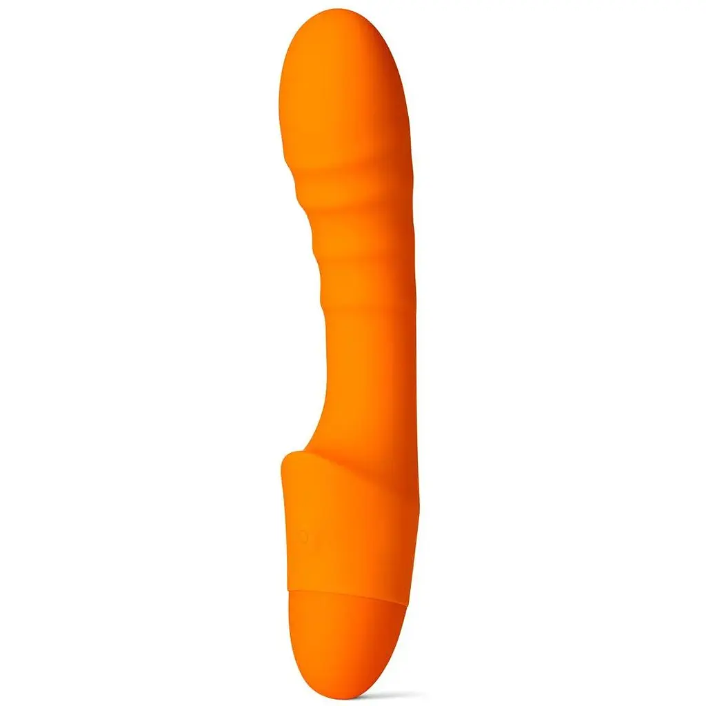 Ребристий вібратор для зони So Divine G Pash Ribbed G-Spot Vibrator Помаранчевий - фото 2