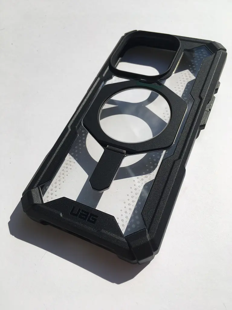 Оригінальний протиударний чохол для iPhone 16 Pro UAG Plasma XTE MagSafe Black 11447411404G з підставкою - фото 5