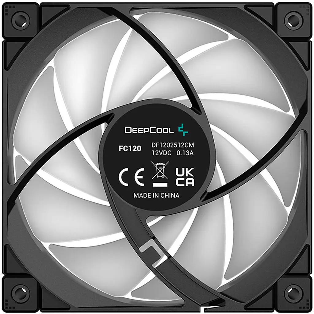Комплект корпусних вентиляторів Deepcool FC120 3in1 Black (R-FC120-BKAMN3-G-1) [168392] - фото 3