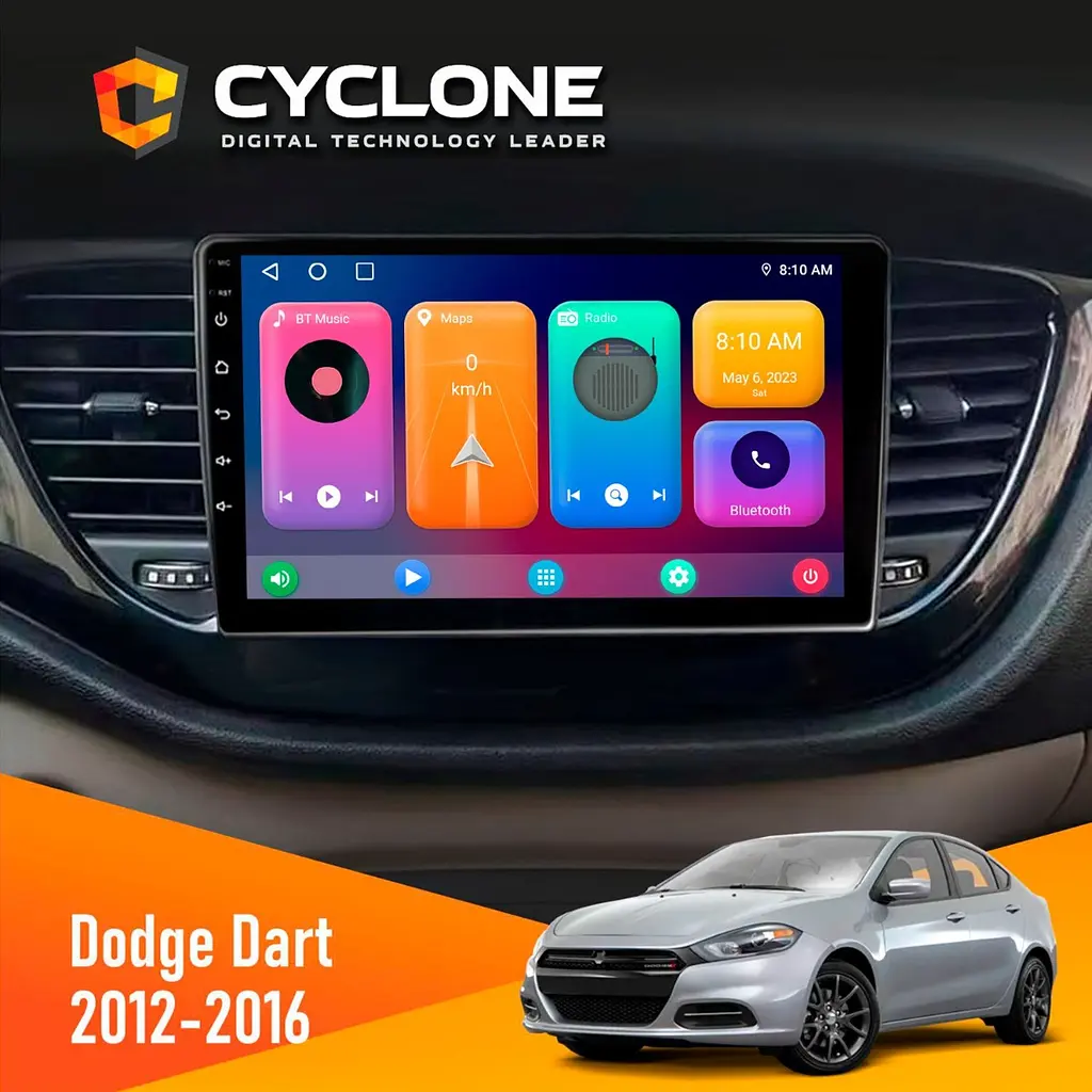 Штатна магнітола Dodge Dart 2012-2016 Cyclone C9-001 2x32 CPL Cyclone (НФ-00009747)