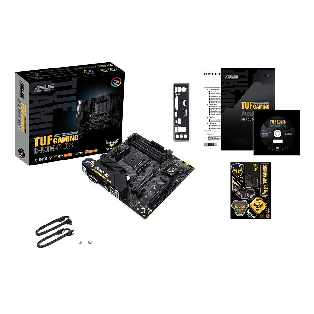 Материнская плата TUF GAMING B450M-PLUS II sAM4 B450 4xDDR4 HDMI DVI mATX Asus teh0019078 - фото 6