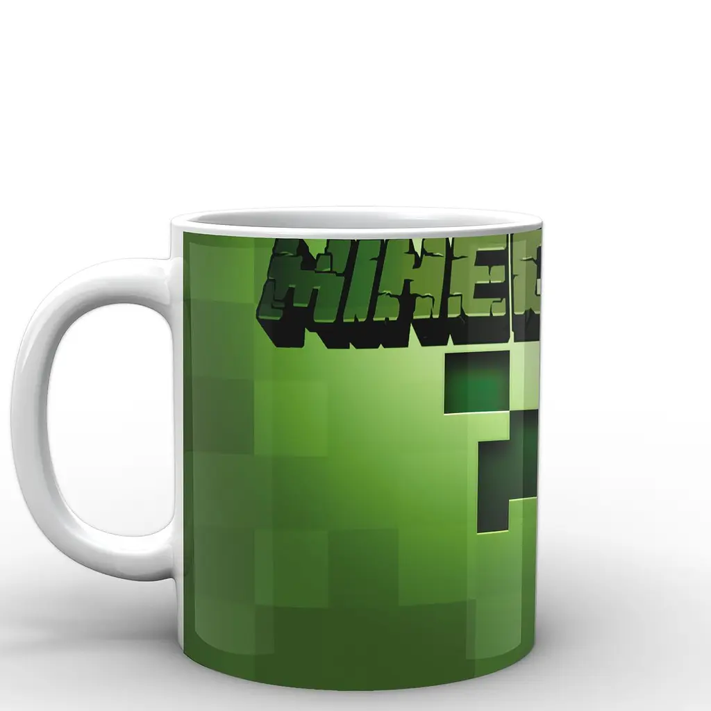 Кухоль GeekLand Minecraft Майнкрафт лого MС.02.033 330 мл синій - фото 3