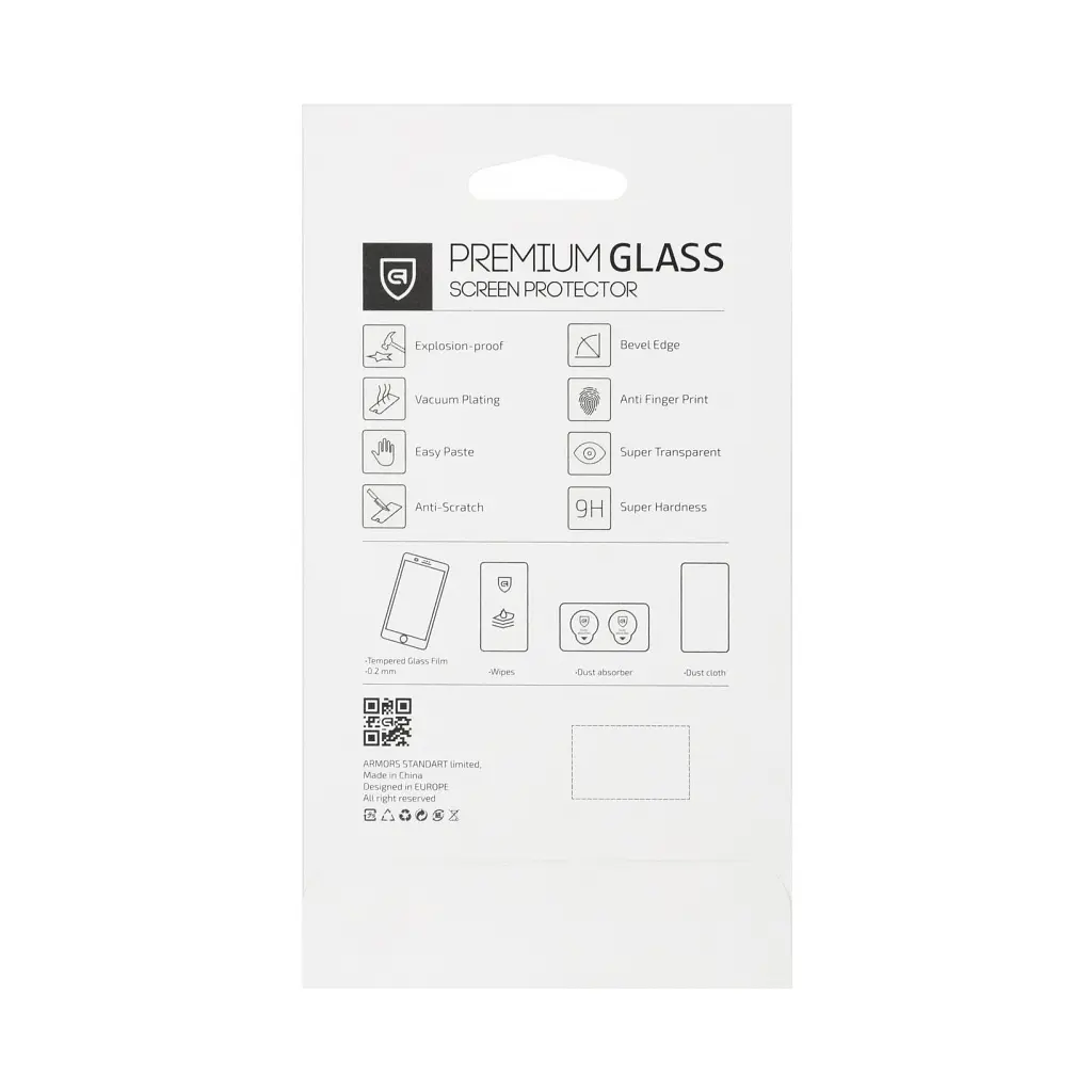 Скло захисне Armorstandart Premium 3D Apple iPhone 8 Plus/7 Plus Black (ARM49288) - фото 2