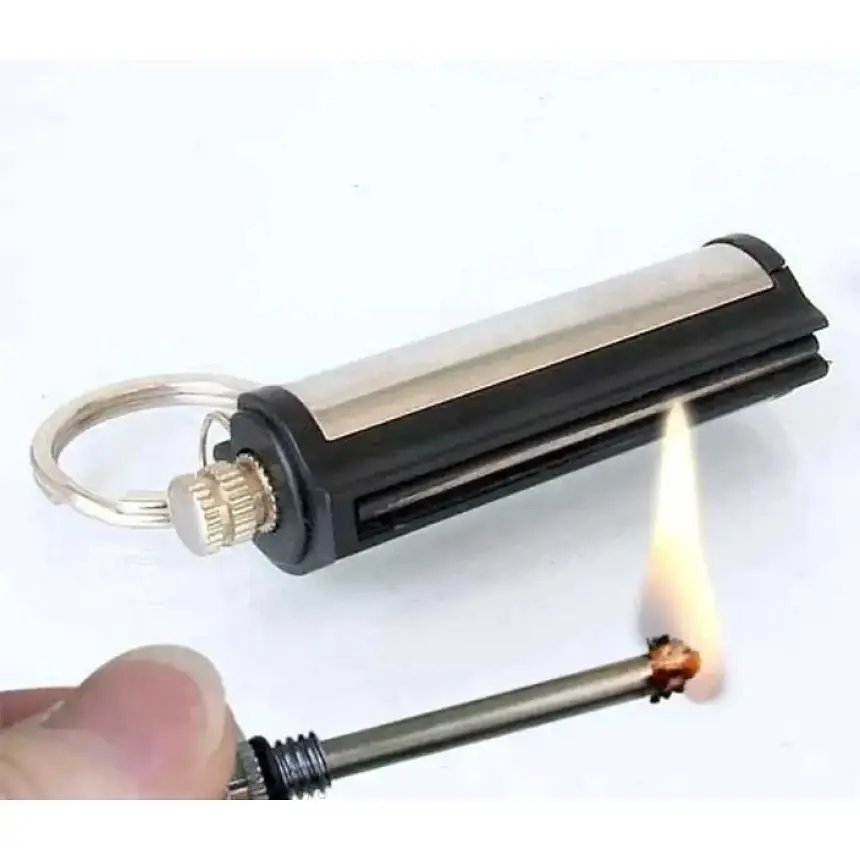 Спичка Zippo HL-175 вечная бензиновая Silver Black (10567) - фото 3