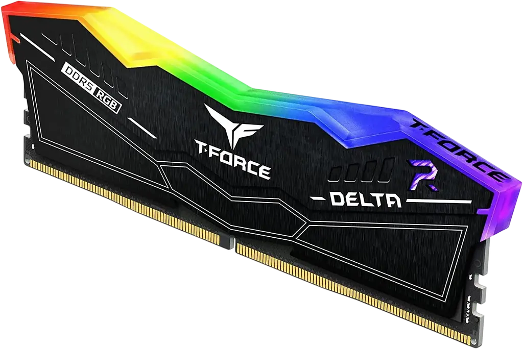 Оперативна пам'ять Team 32GB (2x16GB) DDR5 6400MHz T-Force Delta RGB Black (FF3D532G6400HC40BDC01) - фото 2