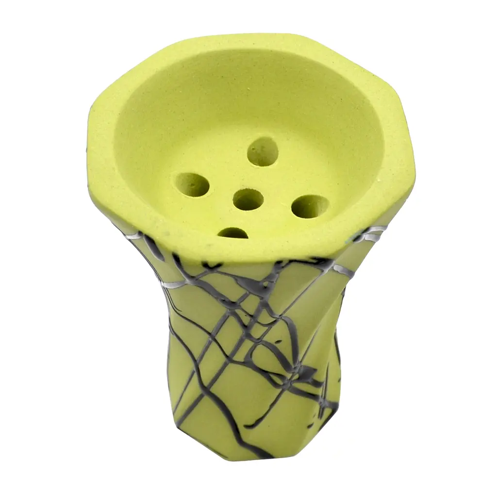 Чаша для кальяну Vantablack Tornado жовтий - фото 2