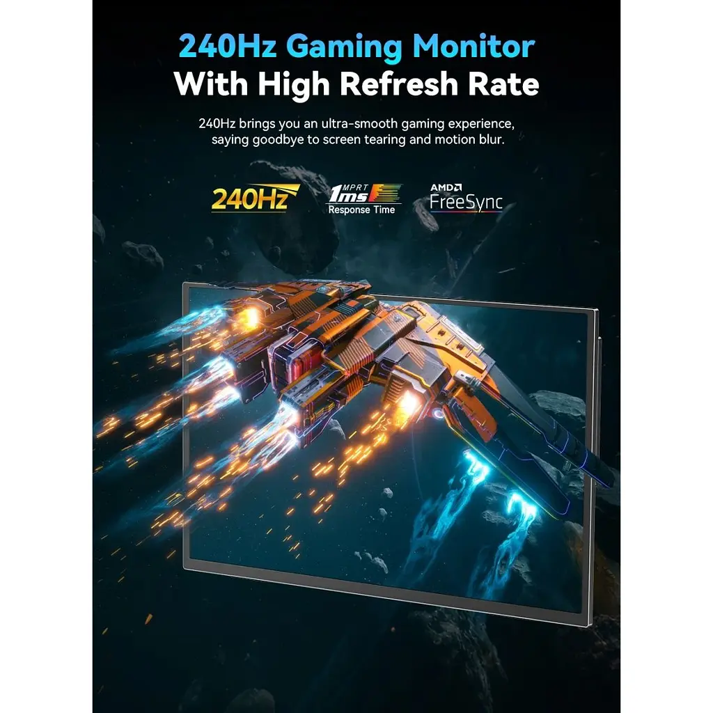 Портативний монітор UPERFECT 24.5" 2K 240Hz [171119] - фото 4