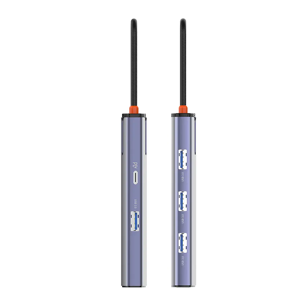 Порт-реплікатор ColorWay Docking Station USB-C 6-в-1 Type C PD 100W/USB3.0х3/USB2.0/RJ45 (CW-HUB03) - фото 6