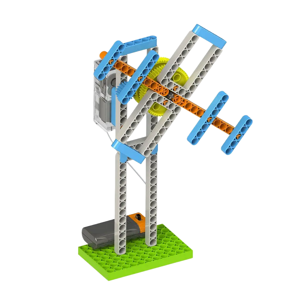 Конструктор Zephyr Blix Aarti Set поліпропіленовий розвивальний з моторчиком 82 елементи 5 моделей - фото 3