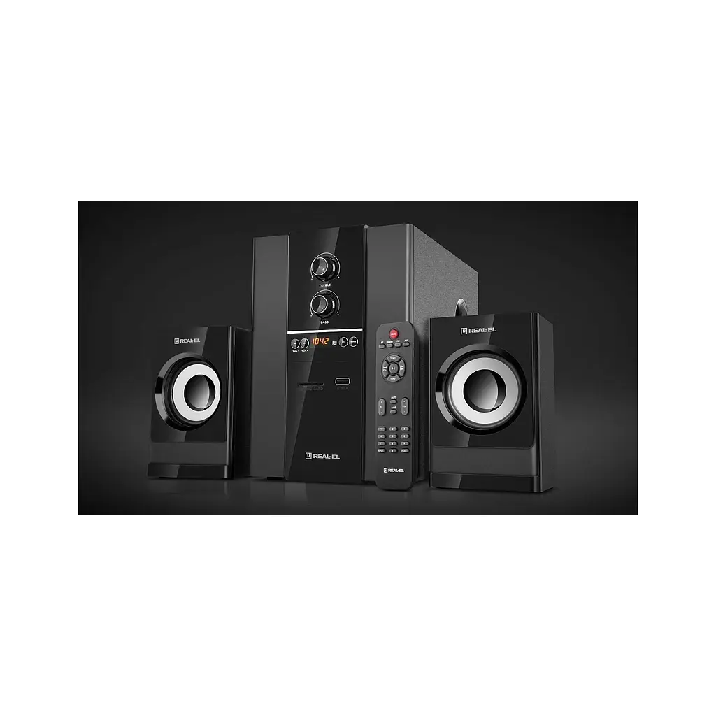 Акустична система REAL-EL M-355 Black (EL121300015) - фото 8