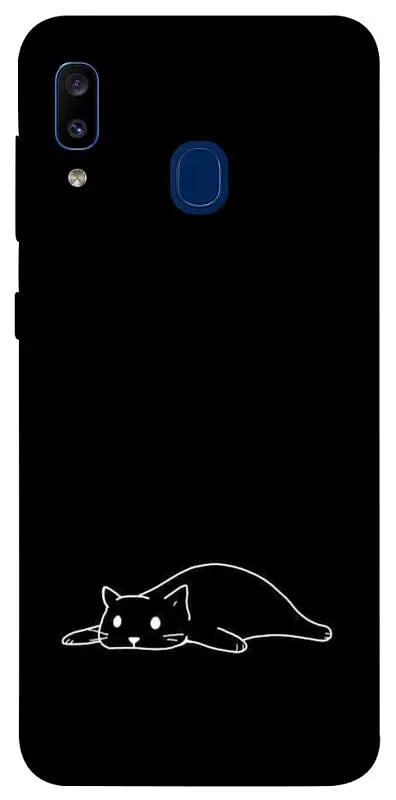 TPU чохол Demsky Lazy cat для Samsung Galaxy A20 / A30
