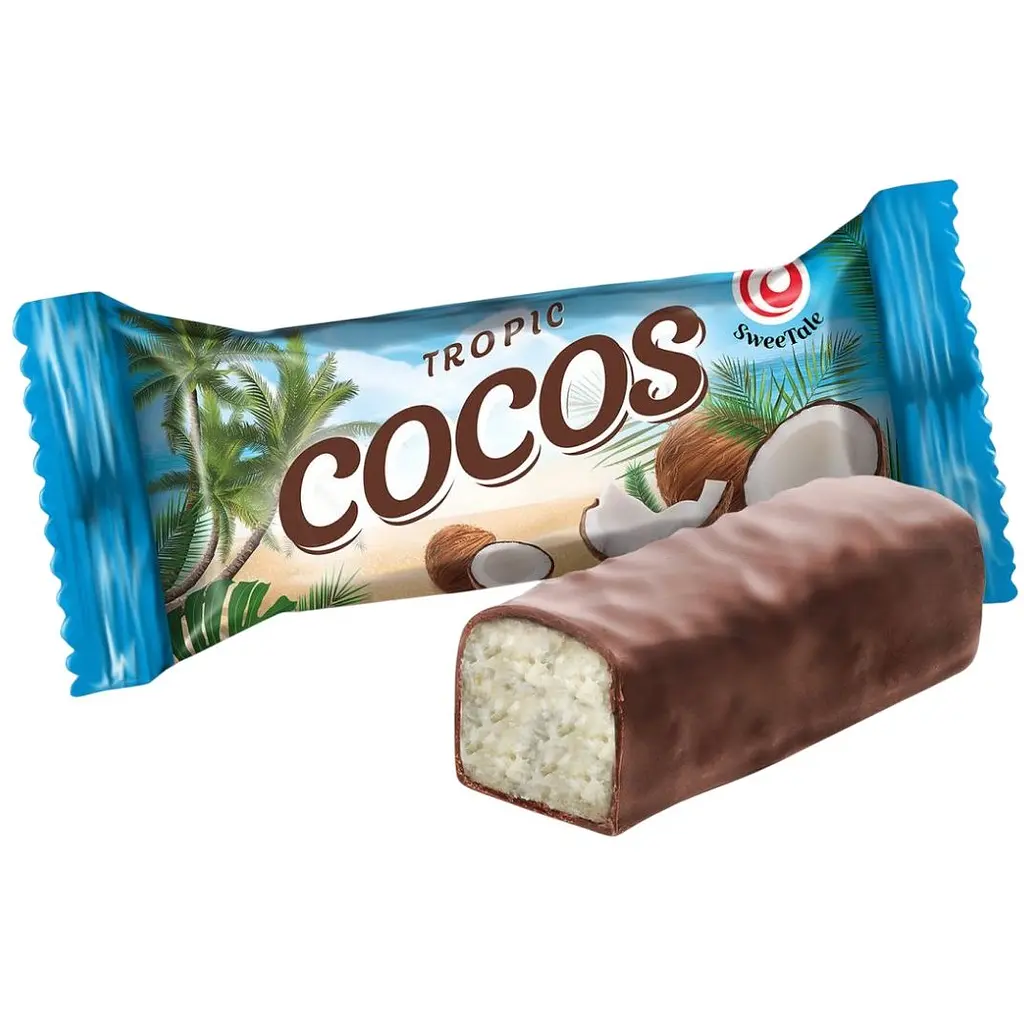 Конфеты глазированные SweeTale Тропик Кокос со сбивным корпусом 3 кг - фото 2