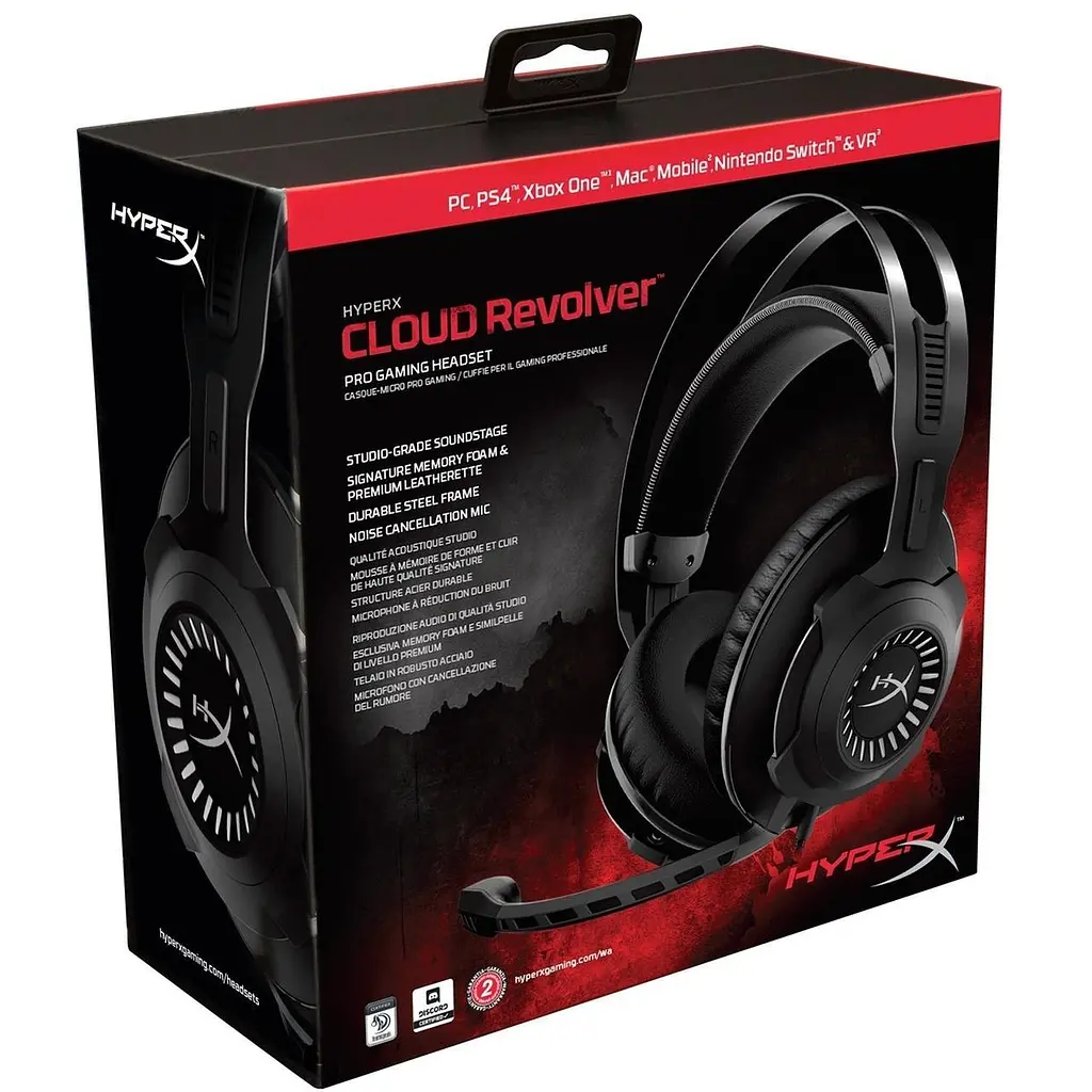 Гарнітура ігрова HyperX Cloud Revolver Gun Metal (HX-HSCR-GM) - фото 9