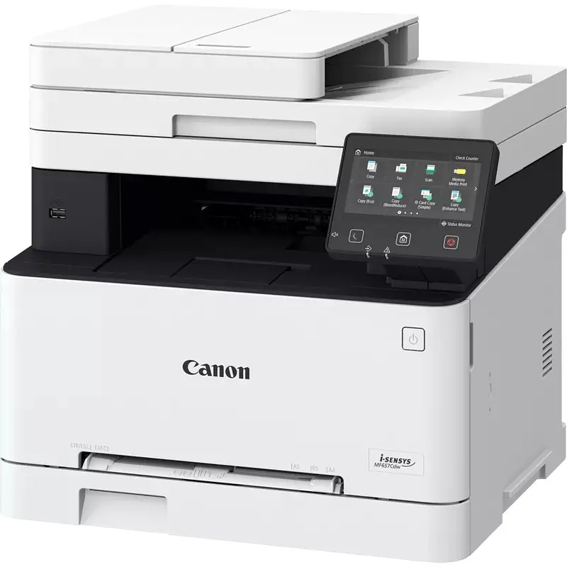 БФП лазерний кольоровий A4 Canon MF655Cdw, Grey, WiFi, 1200x1200 dpi, дуплекс, до 21 стр/хв, сенсорний РК-екран 12.7 см, USB / Lan, картриджі Canon 067 (5158C004) - фото 2