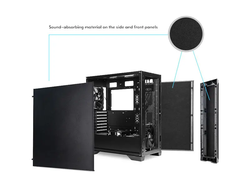 Корпус Chieftec Apex Q GA-01B-Q-OP Black - фото 10
