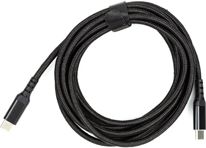 Кабель San Guan USB Type-C - USB Type-C (M/M) PD 60W, 3 м, Black (CA914104) - фото 2