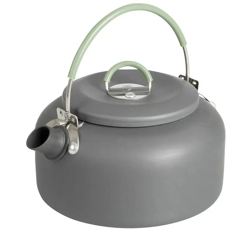 Набір посуду Bo-Camp Explorer XL 4 Pieces Hard Anodized Grey/Green (2200249) (DAS302116) - фото 7
