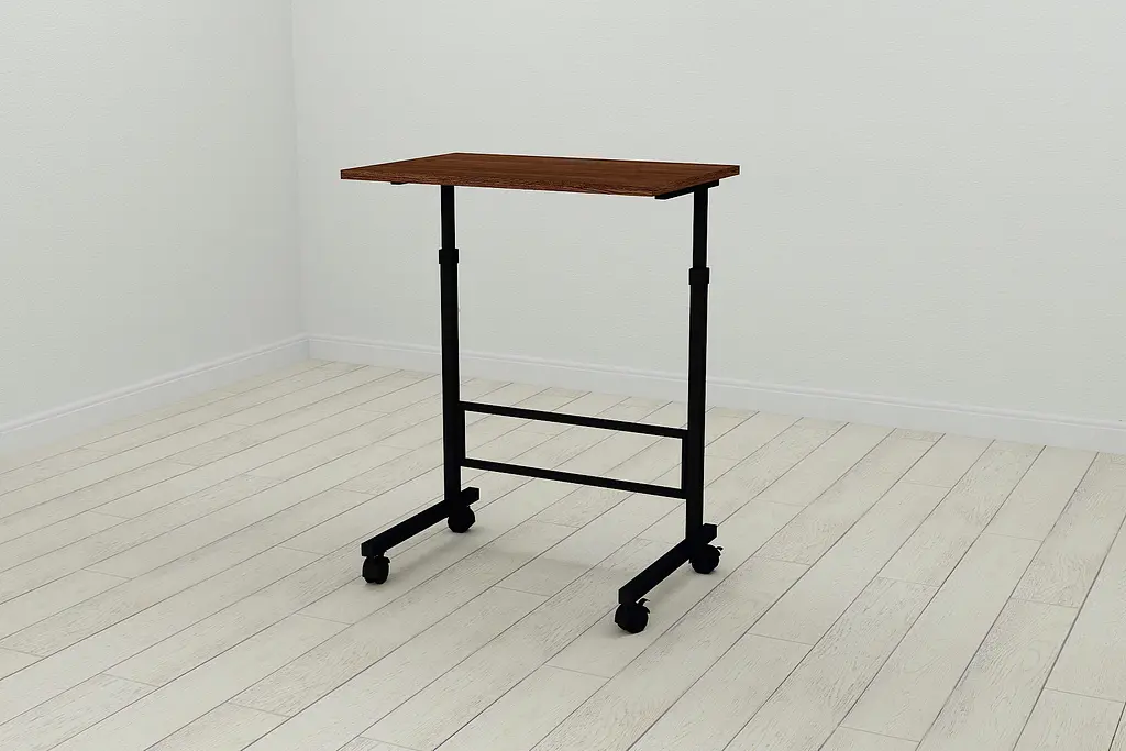 Стол приставной Ferrum-decor Амиго 62x60x40 металл Черный ДСП Венге 16мм (FRD-105398) - фото 2