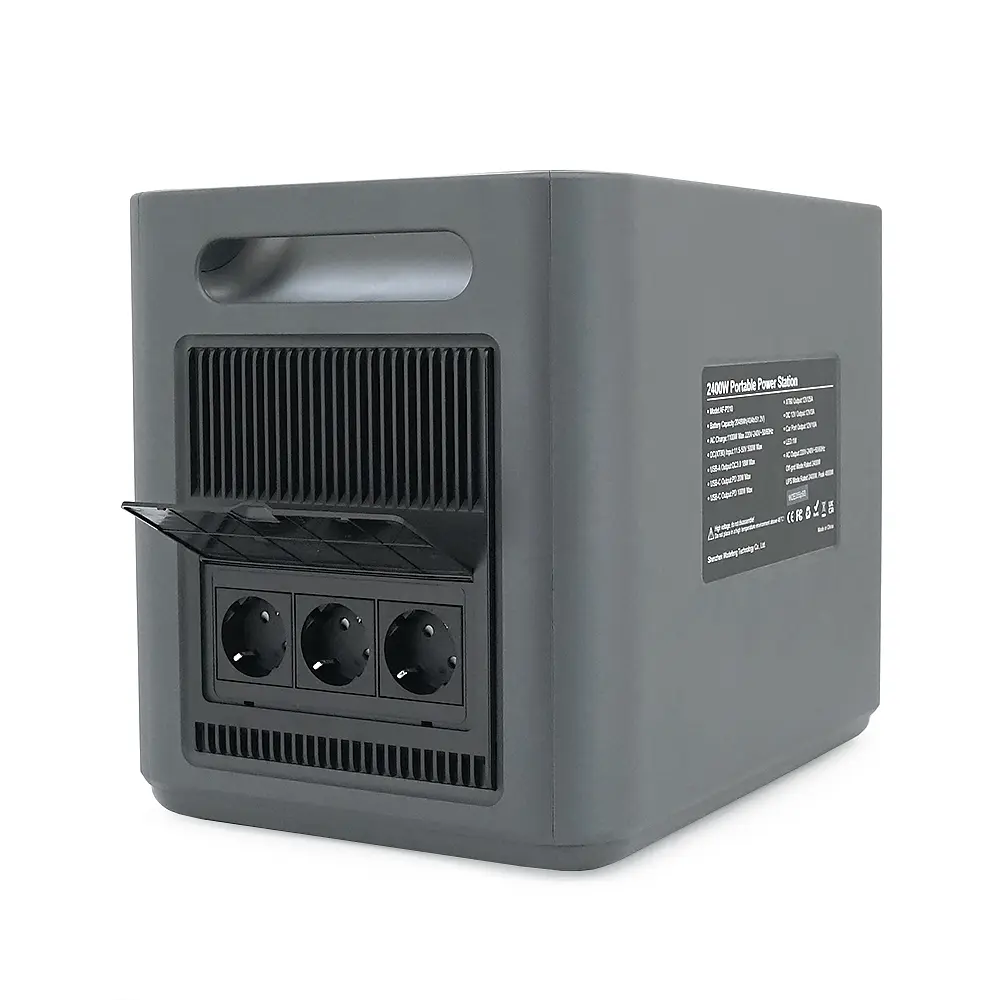 Портативна станція AFERIY AF-P210,LiFePO4 2048Втч.(max2400)Вт,MPPT 11.5-50В-20А(500Вт),out220v. LED. 2-USB,4xType-C PD20/100Вт,DC+прикуриватель12В/10А,398*280*315 мм,22kg - фото 3