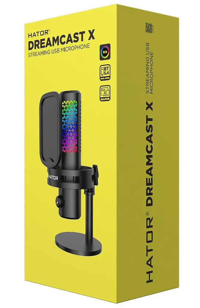 Мікрофон HATOR Dreamcast X RGB Black (ESS10) - фото 6