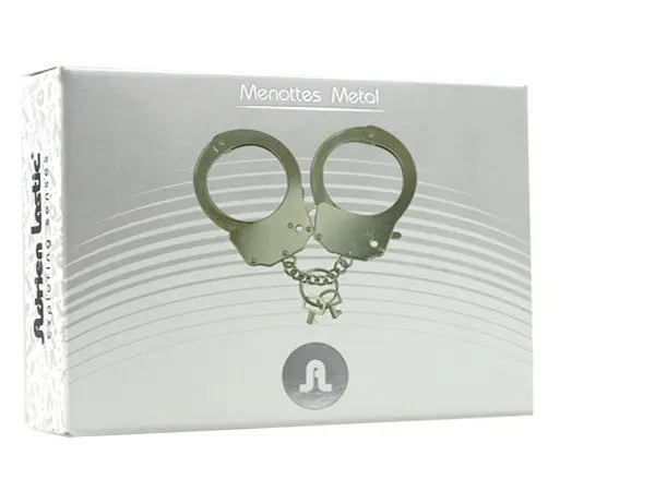 Наручники металеві поліцейські Adrien Lastic Handcuffs Metallic - фото 3