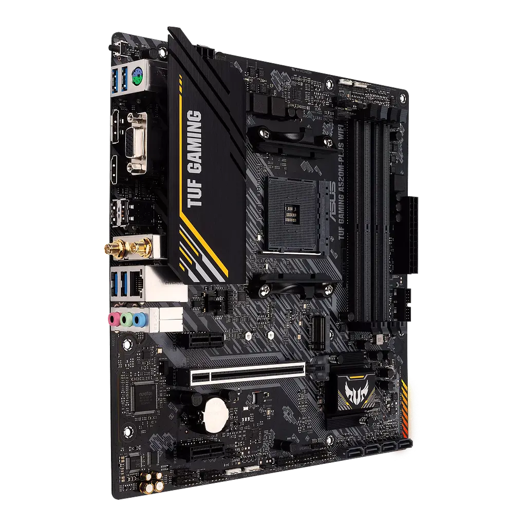 Материнська плата Asus A520M-Plus TUF Gaming Wi-Fi Socket AM4 (TUF GAMING A520M-PLUS WIFI) - фото 3