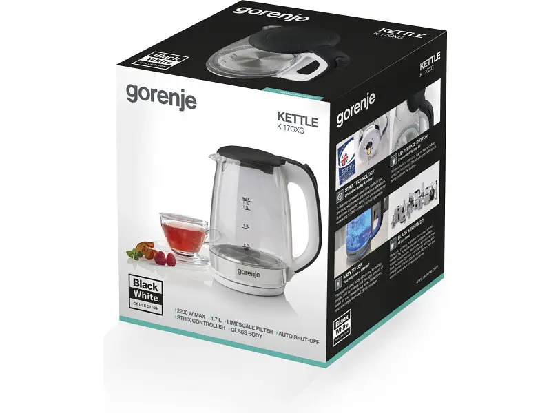 Електрочайник Gorenje K17GXG - фото 9