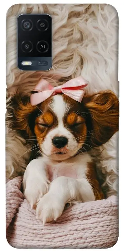 TPU чохол Demsky Sleepy spaniel для Oppo A16s / A16