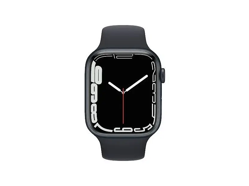 Смарт-годинник Apple Watch Series 7 GPS 45mm Midnight Aluminum Case With Midnight Sport Band (MKN53) - фото 2