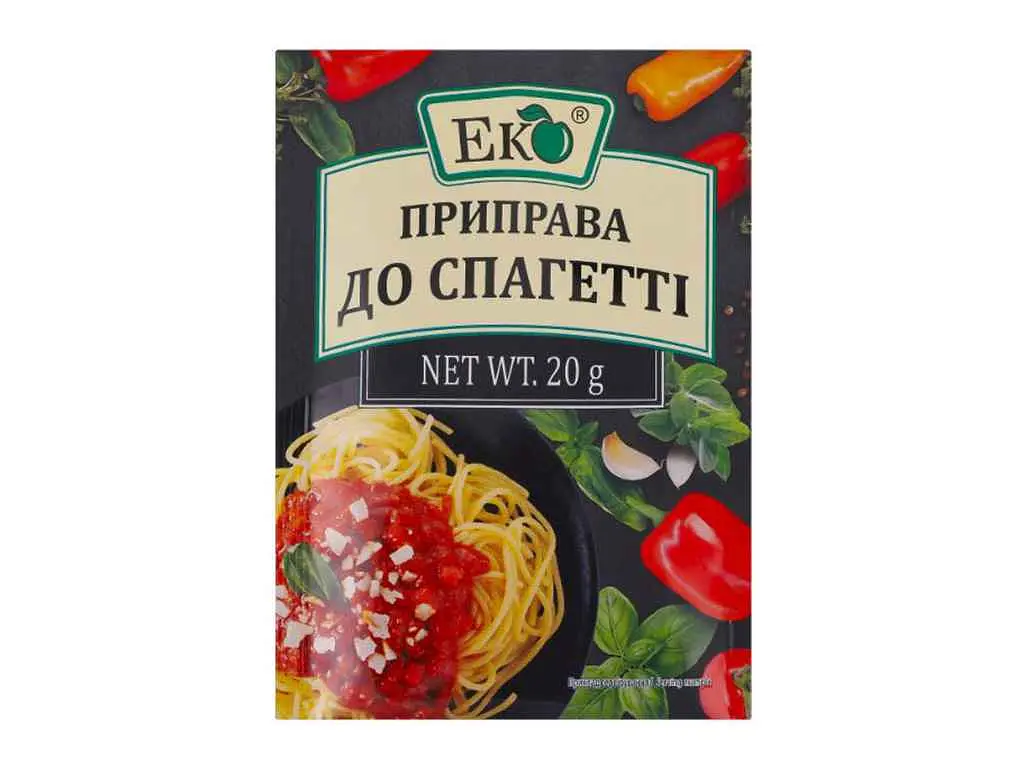 Приправа ЕКО до спагетті 20 г