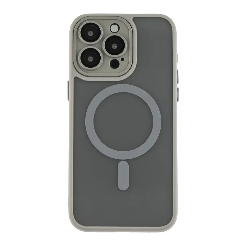 Чохол-накладка Magnetic Matte Camera Lens with Magsafe Apple iPhone 14 Grey (35211_3345339)