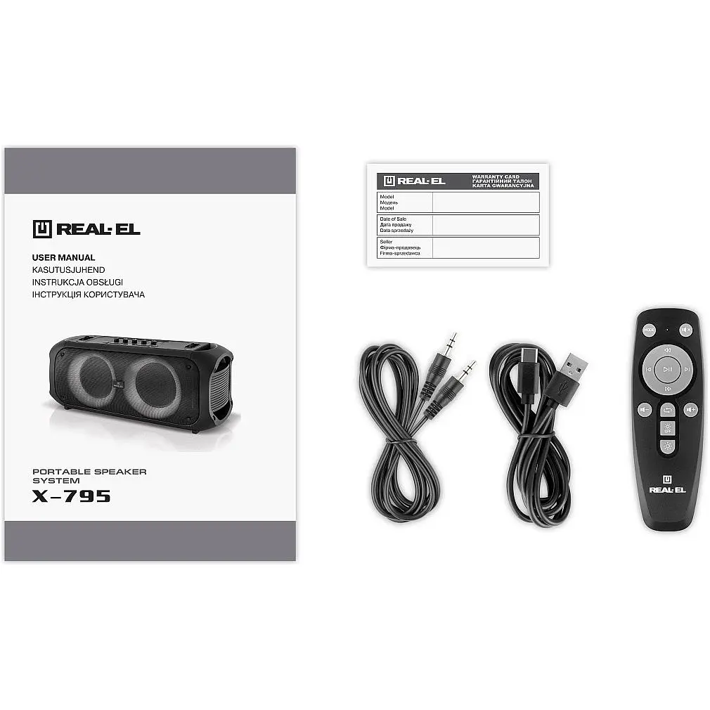 Акустика REAL-EL X-795 Black (EL121600022) [136475] - фото 8