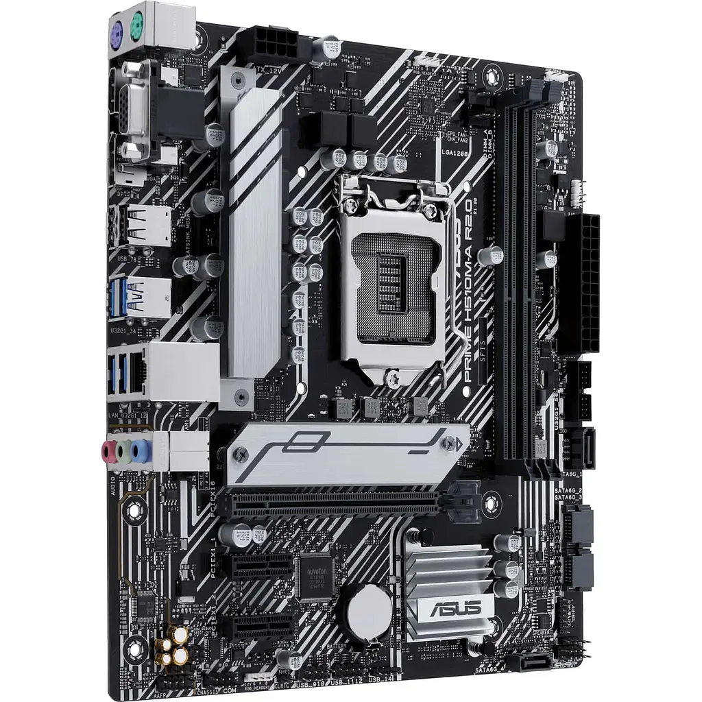 Материнська плата ASUS PRIME H510M-A R2.0 (PRIME H510M-A R2.0) (Socket 1200, Intel H510, Micro-ATX) - фото 2