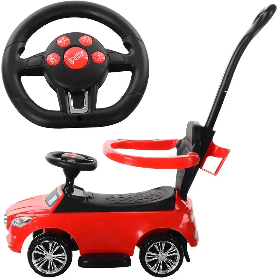 Каталка-толокар Bambi M 3503C-3 музыкальный красный - фото 4