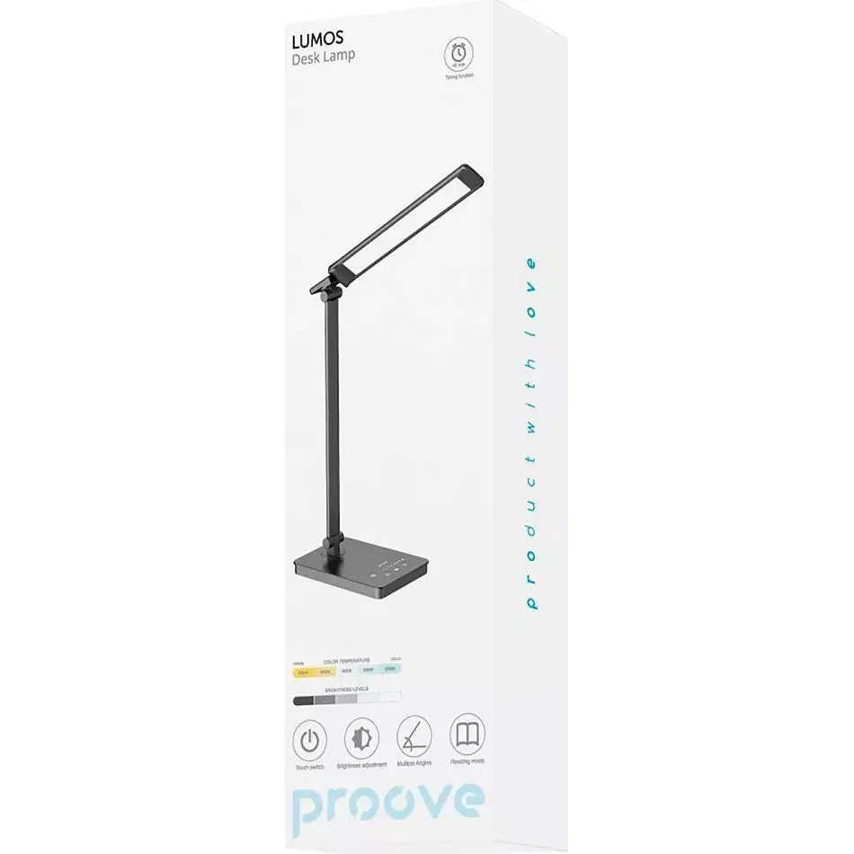 Настільна лампа Proove Lumos Black PLLM00010001 [104268] - фото 3